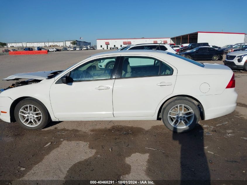 2010 FORD FUSION S