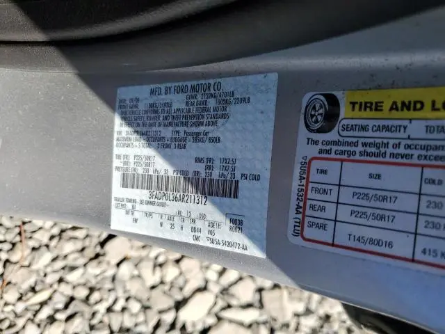 2010 FORD FUSION HYBRID  