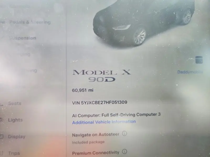 2017 TESLA MODEL X   