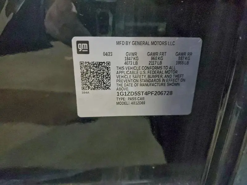 2023 CHEVROLET MALIBU LT  