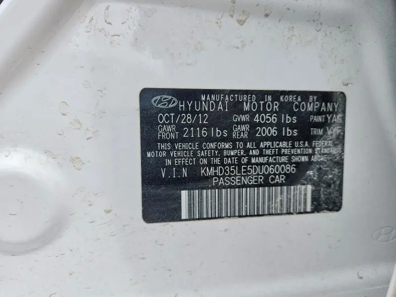 2013 HYUNDAI ELANTRA GT BASE  