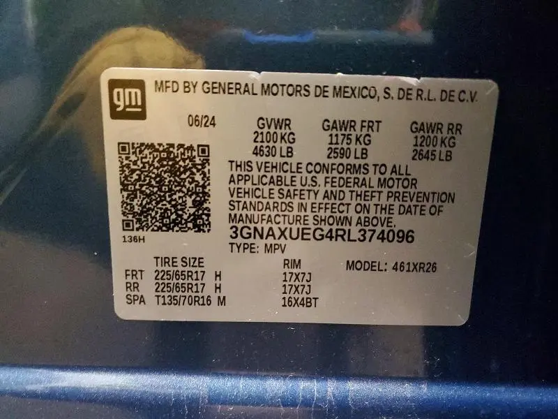 2024 CHEVROLET EQUINOX LT  