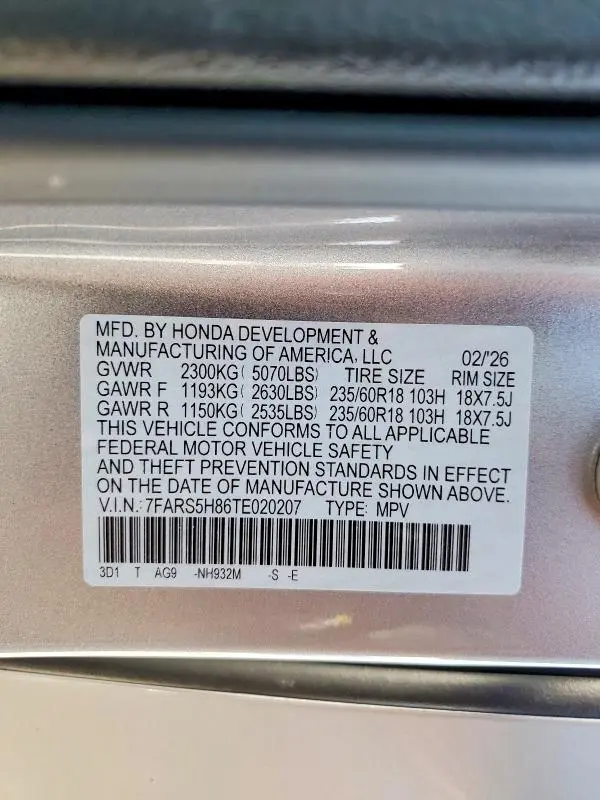 2026 HONDA CR-V SPORT-L  