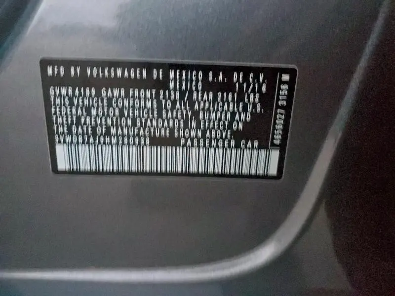 2017 VOLKSWAGEN JETTA SE  