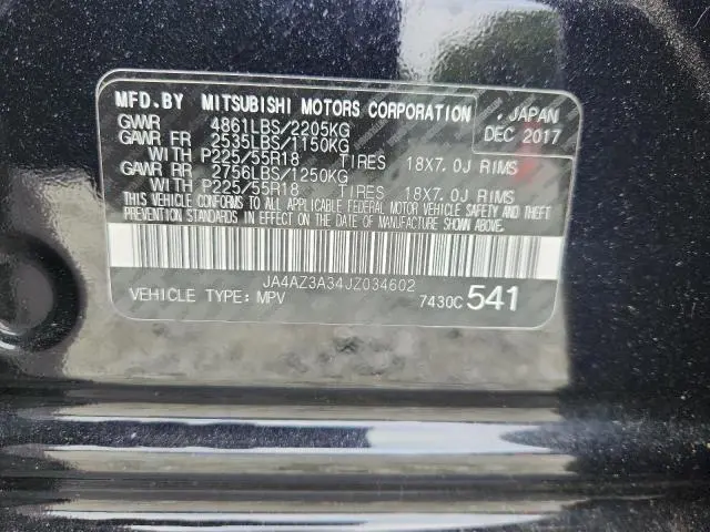 2018 MITSUBISHI OUTLANDER SE  