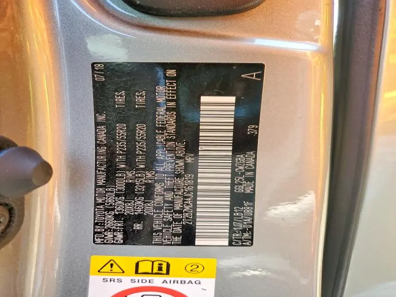 2018 LEXUS RX 350 BASE  