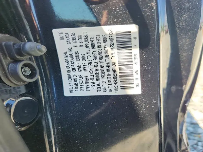 2017 HONDA CIVIC LX  