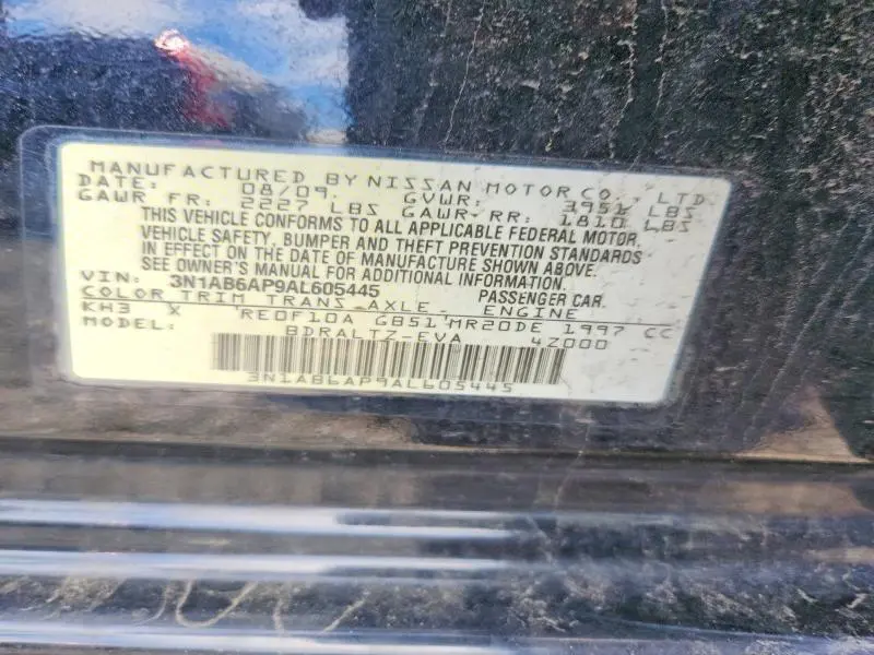 2010 NISSAN SENTRA 2.0  