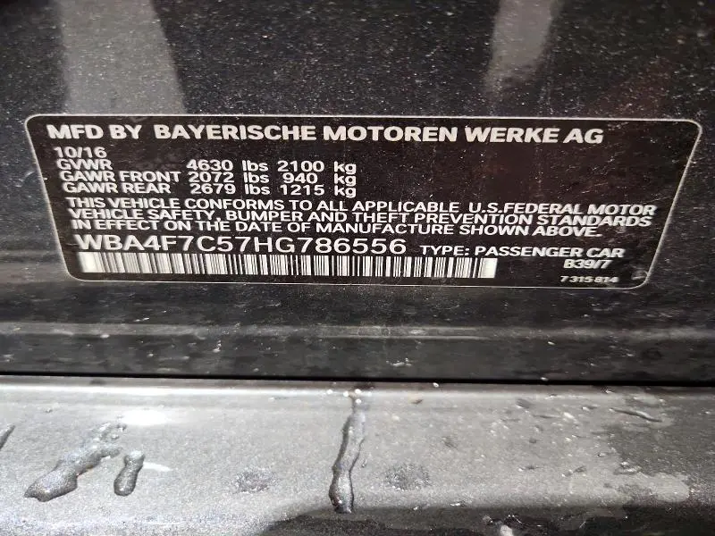 2017 BMW 430I GRAN COUPE  