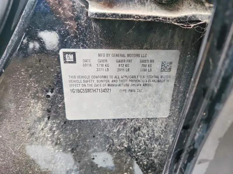 2017 CHEVROLET CRUZE LS  