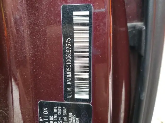 2016 KIA SEDONA LX  