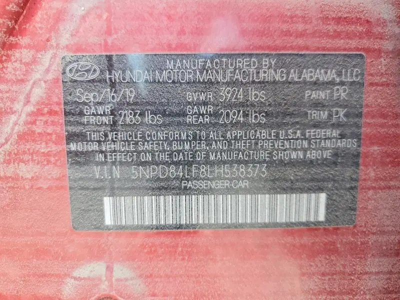 2020 HYUNDAI ELANTRA VALUE EDITION  