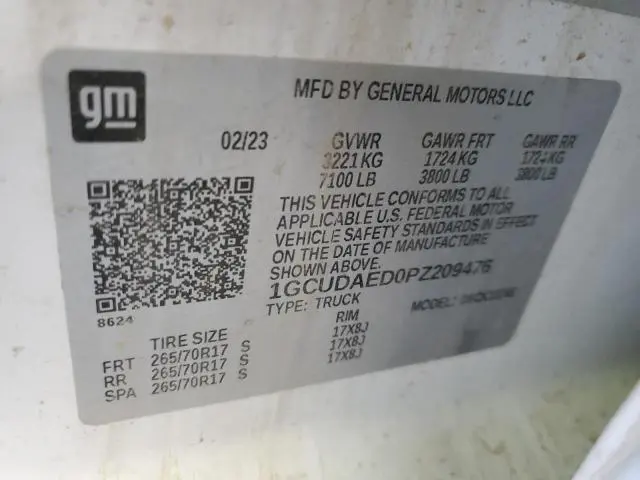 2023 CHEVROLET SILVERADO K1500  