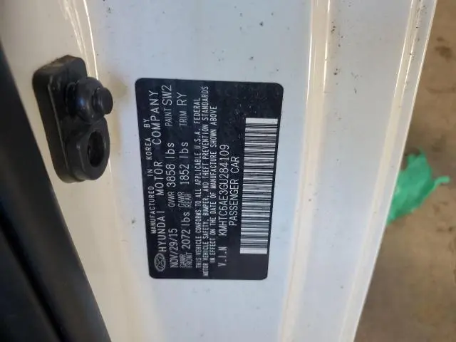 2016 HYUNDAI VELOSTER TURBO  