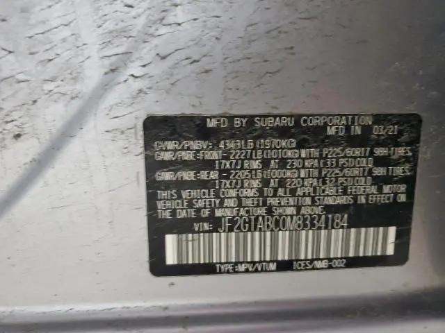 2021 SUBARU CROSSTREK 