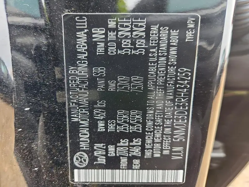 2024 HYUNDAI TUCSON LIMITED  