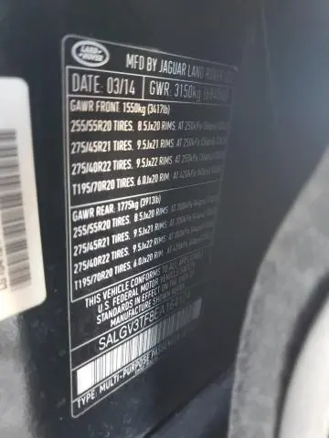 2014 LAND ROVER RANGE ROVER AUTOBIOGRAPHY  