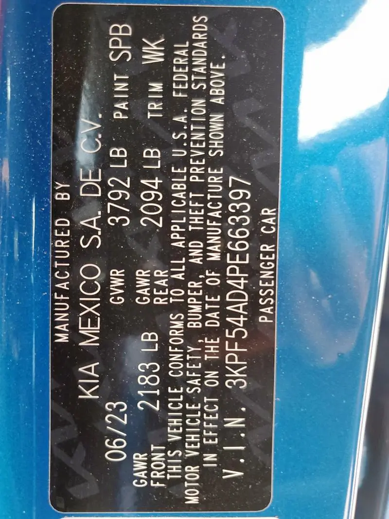 2023 KIA FORTE GT LINE  