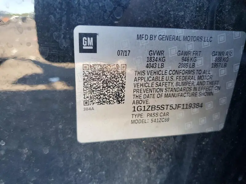 2018 CHEVROLET MALIBU LS  