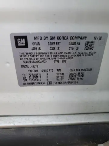 2021 BUICK ENCORE PREFERRED  