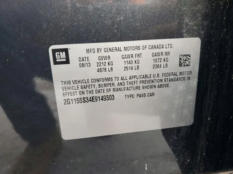 2014 CHEVROLET IMPALA LTZ  