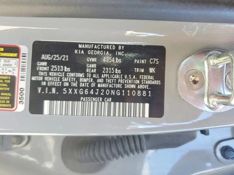 2022 KIA K5 GT LINE  