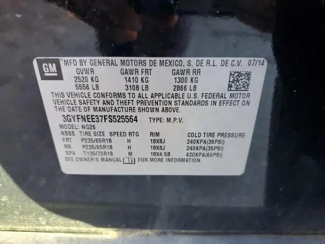 2015 CADILLAC SRX LUXURY COLLECTION  