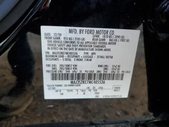 2021 FORD ECOSPORT TITANIUM  