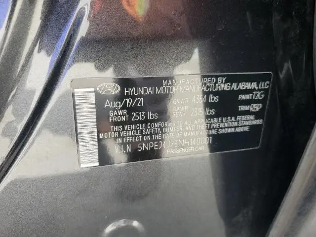 2022 HYUNDAI SONATA SEL PLUS  