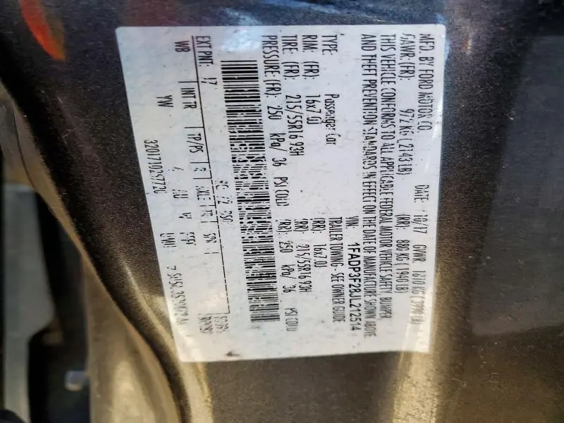 2018 FORD FOCUS SE  