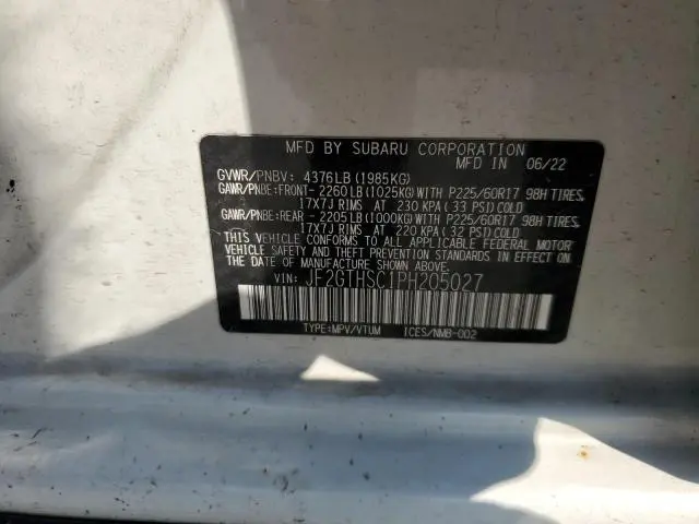 2023 SUBARU CROSSTREK SPORT  