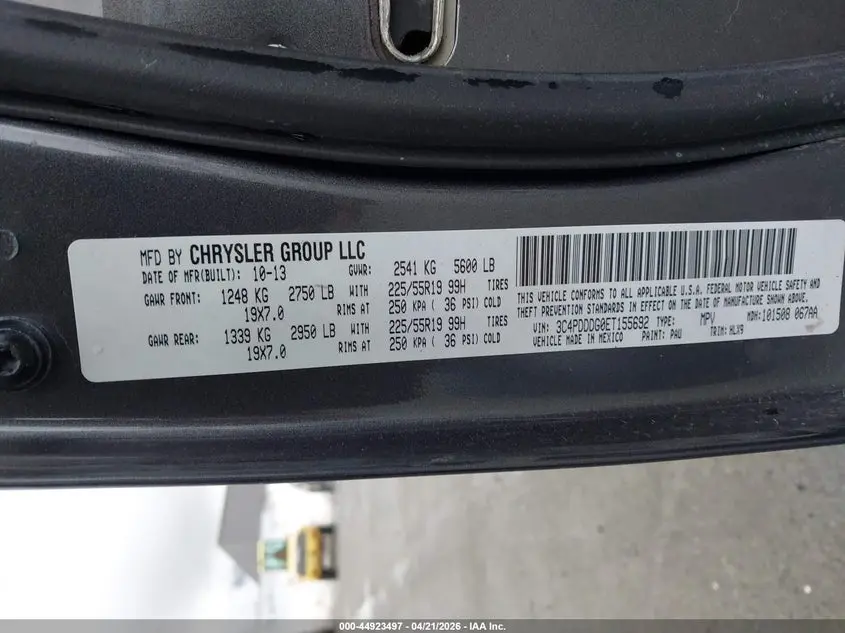 2014 DODGE JOURNEY LIMITED