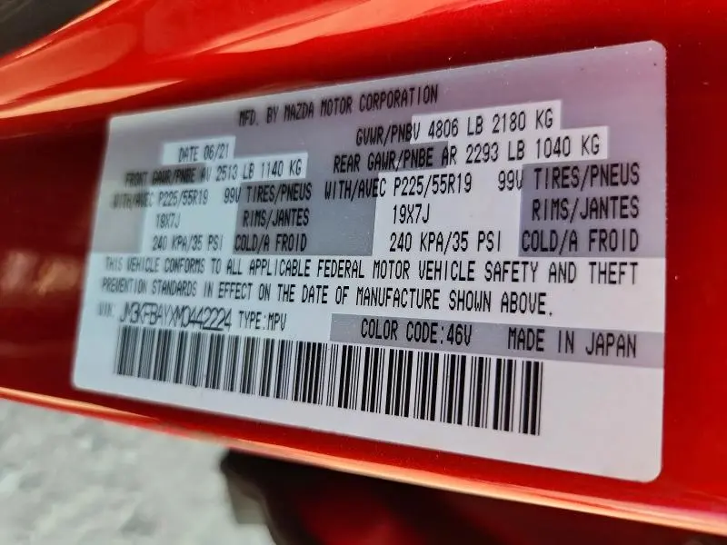 2021 MAZDA CX-5 GRAND TOURING RESERVE  