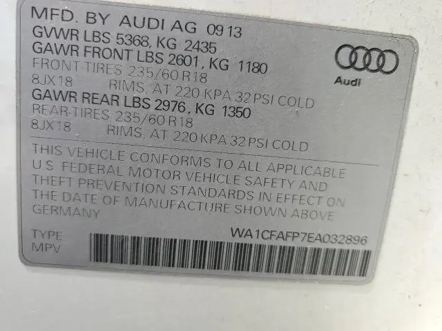 2014 AUDI Q5 PREMIUM  