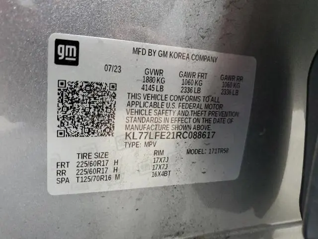 2024 CHEVROLET TRAX LS  