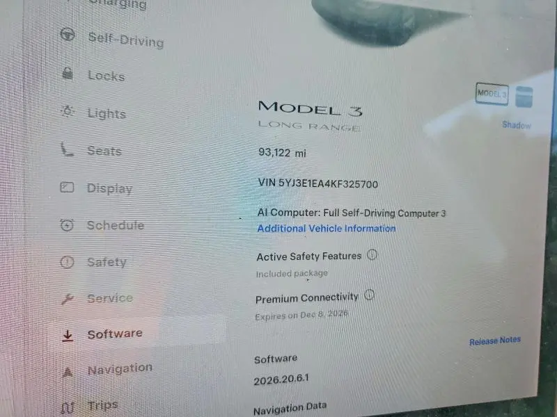2019 TESLA MODEL 3   