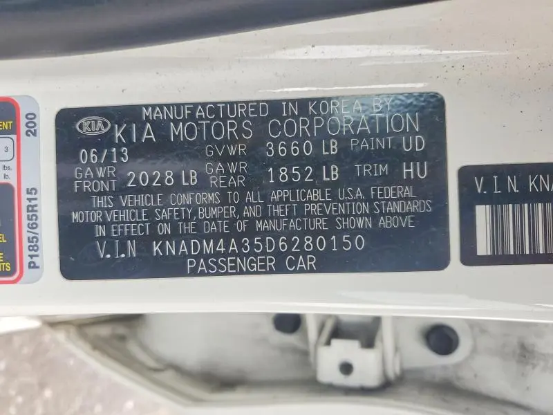 2013 KIA RIO LX  