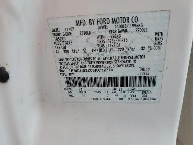 2011 FORD ESCAPE XLT  