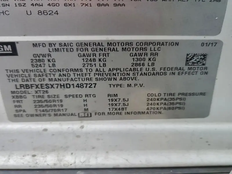 2017 BUICK ENVISION PREMIUM  