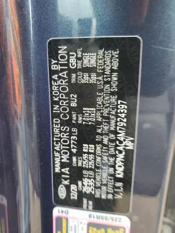 2021 KIA SPORTAGE EX  