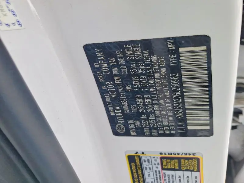 2016 HYUNDAI TUCSON SPORT  