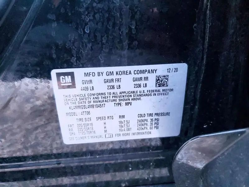 2021 BUICK ENCORE GX ESSENCE  