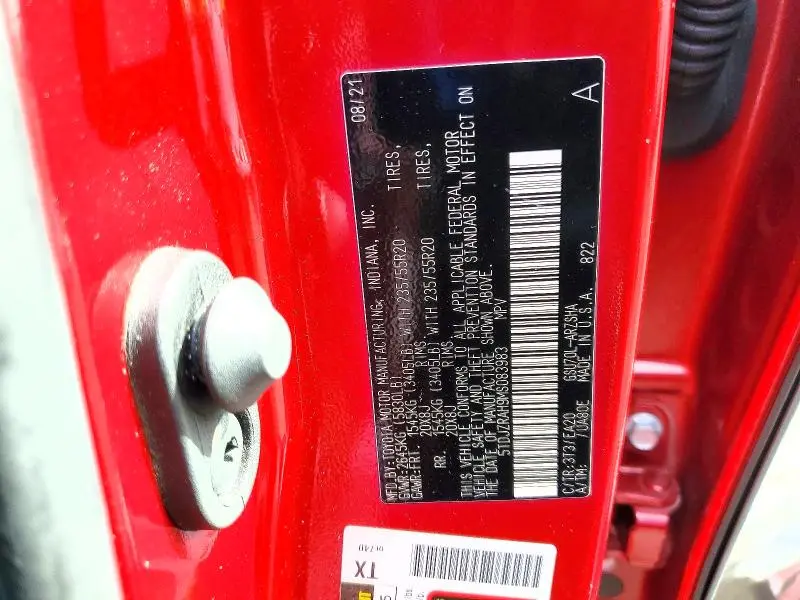 2021 TOYOTA HIGHLANDER XSE  