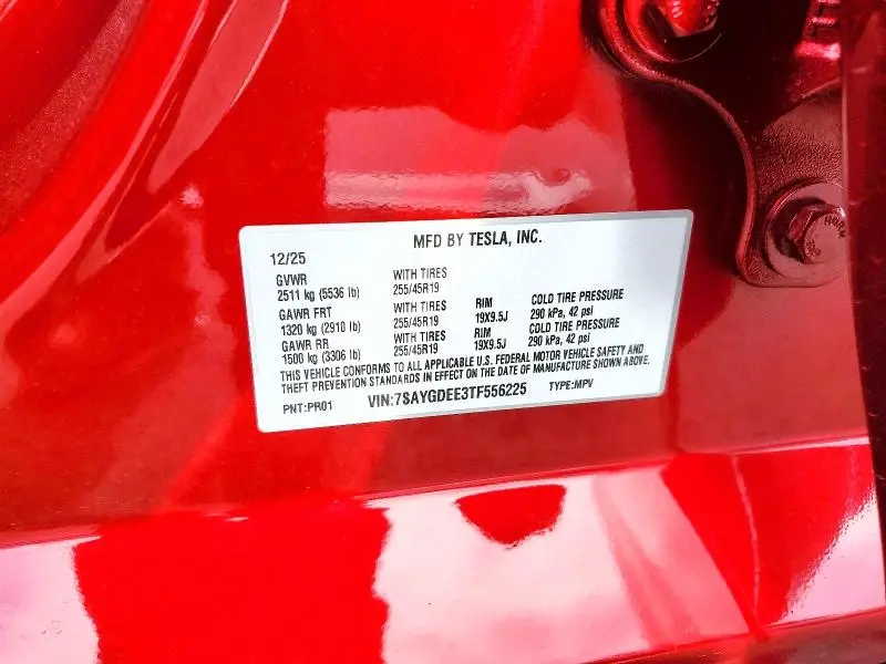 2026 TESLA MODEL Y   
