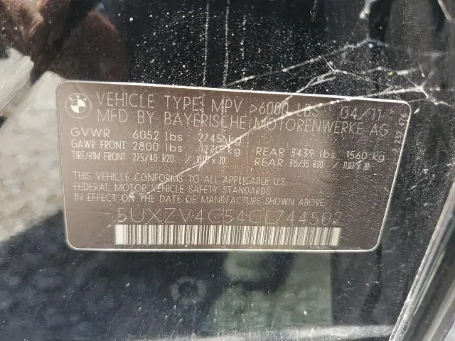 2012 BMW X5 XDRIVE35I