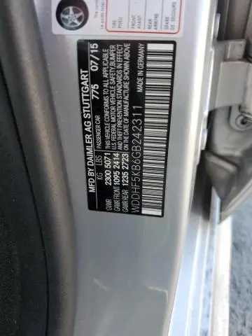 2016 MERCEDES-BENZ E 350  