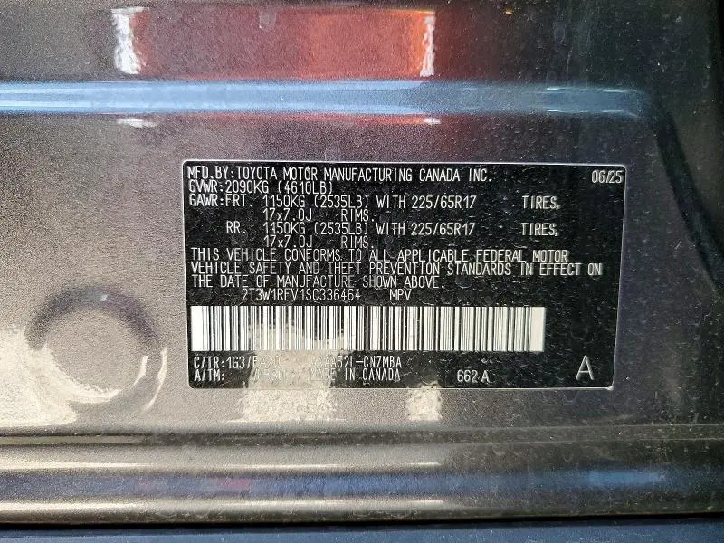 2025 TOYOTA RAV4 XLE  