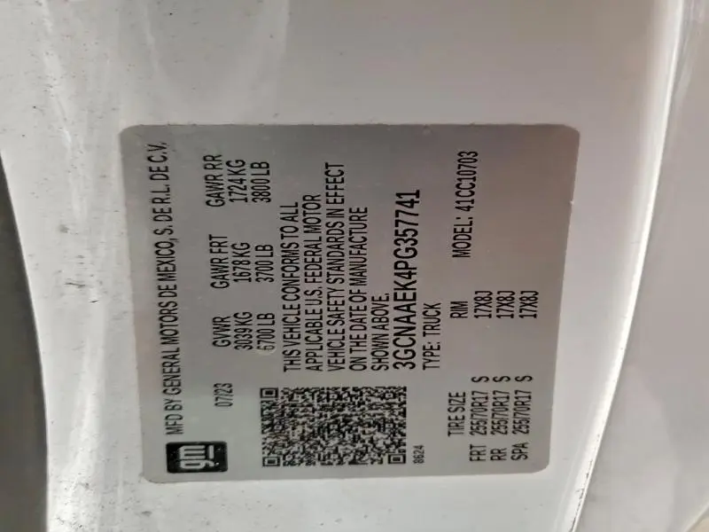 2023 CHEVROLET SILVERADO C1500  