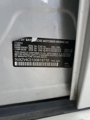 2013 BMW X5 XDRIVE35I  