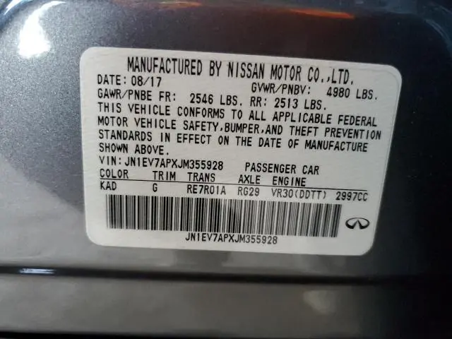 2018 INFINITI Q50 LUXE  